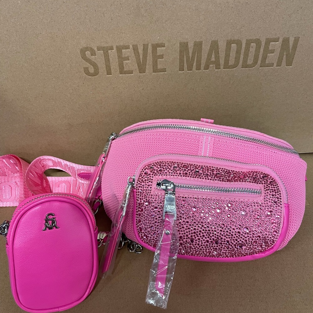 Steve Madden hot pink Fanny pack